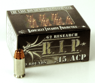 G2 RESEARCH RIP .45 ACP 162 GR SCHP