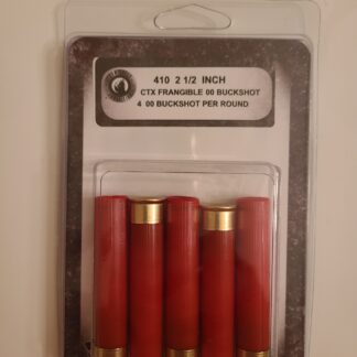410 Gauge 2 1/2 CTX Frangible 00 buckshot