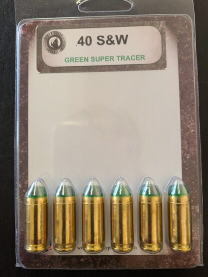 .40 S&W Green Super Tracer