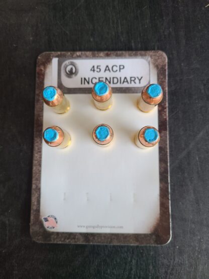 .45 ACP Spotter Incendiary