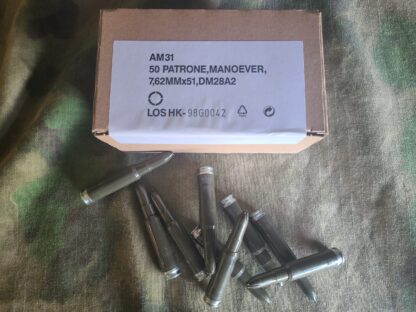 308 / 7.62 NATO Blanks. German Military Surplus Box of 50