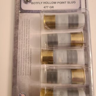 12 GAUGE 2 3/4 BOTFLY HOLLOW POINT SLUG 477 GR