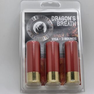 12 Gauge Dragon's Breath Shot Gun Ammunition 3 Round Pack