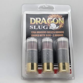 12 Gauge Dragon Slug Shot Gun Ammunition 3 Round Pack